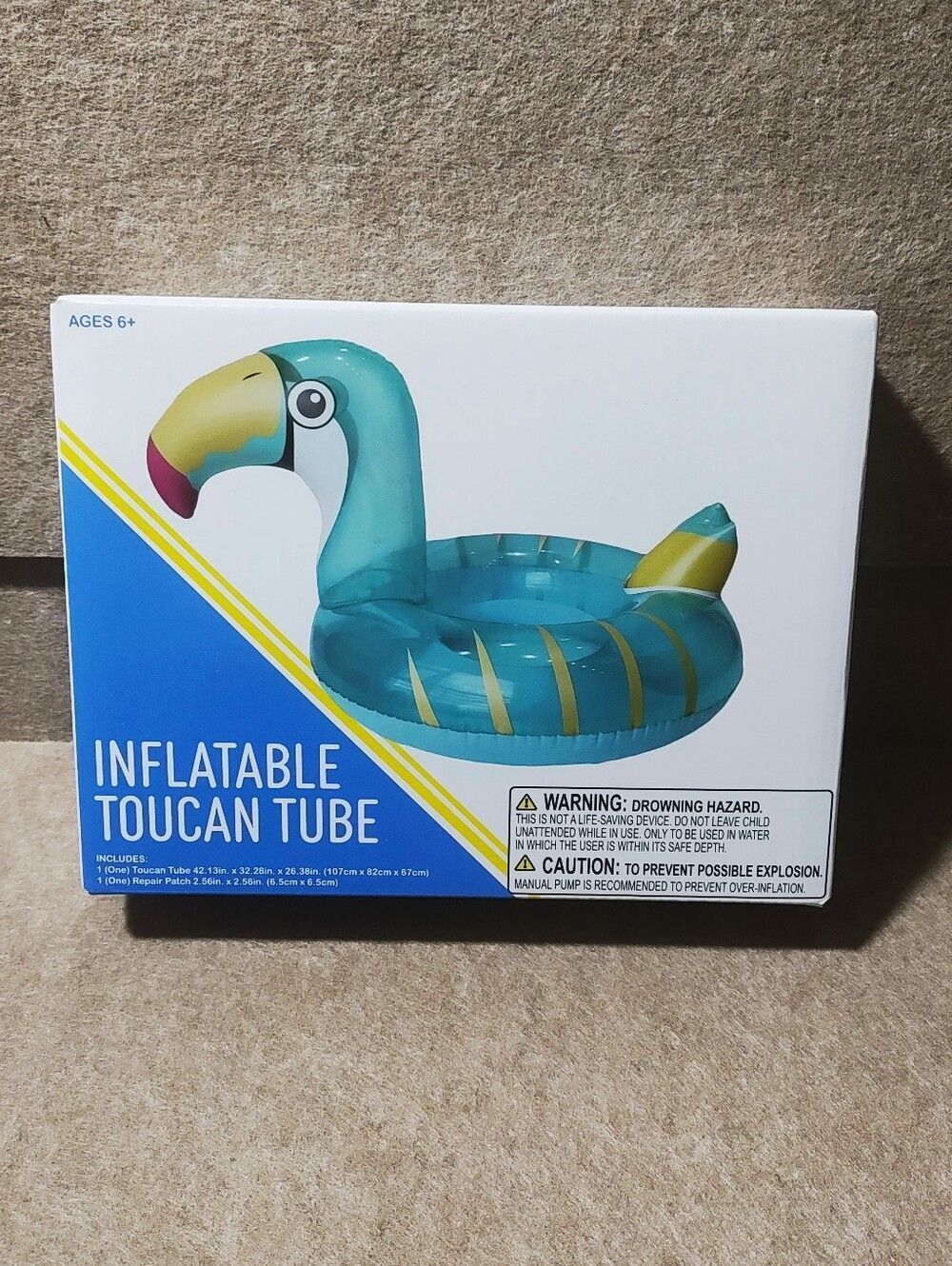 Inflatable Toucan Inner Tube Pool Float
